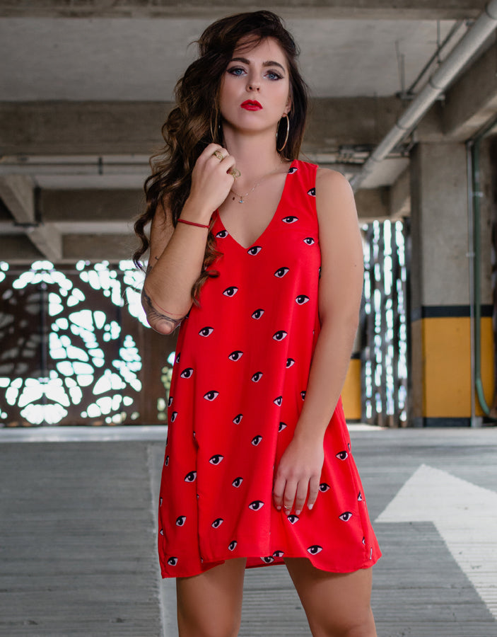 VESTIDO ALL EYES ON ME RED